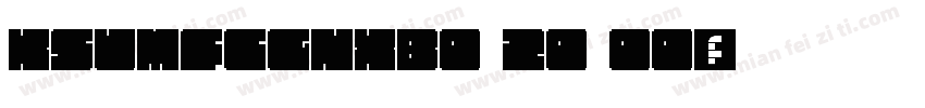 KSUMFCGNXB0 20 00字体转换